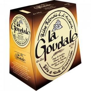 Bière blonde à l'ancienne LA GOUDALE, 7,2°, 6x25cl