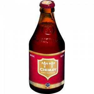 Bière brune des Pères Trappiste CHIMAY Rouge, 7°, 33cl