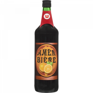 Liqueur Amer bière U, 18°, bouteille de 1l