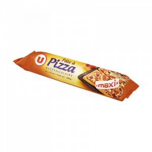 Maxi pâte à pizza rectangulaire U, 500g
