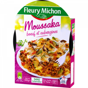 Moussaka au boeuf et aubergines FLEURY MICHON, 300g