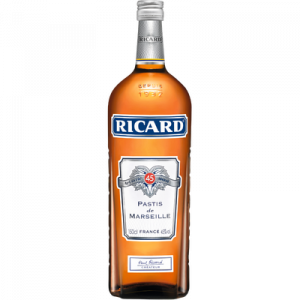 Pastis RICARD, 45°, bouteille de 1,5l