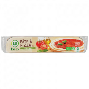 Pâte à pizza à l'huile d'olive, U BIO, 260g