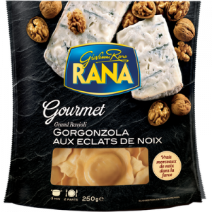 Raviolis au gorgonzola et éclats de noix Pur Plaisir GIOVANNI RANA,250g