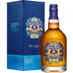 Scotch whisky Blended CHIVAS Regal, 40°, 18 ans d'âge, 70cl
