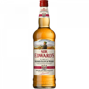 Scotch whisky Blended SIR EDWARD'S, 40°, bouteille de 1 litre