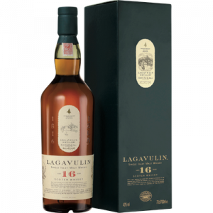 Scotch whisky classic single malt LAGAVULIN, 16 ans d'âge, 43°, bouteille de 70cl