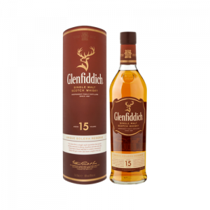 Scotch whisky single malt GLENFIDDISH réserve, 40°, 15 ansd'âge, 70clsous étui cuir