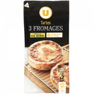 Tarte aux fromages U, 2x260g