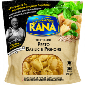 Tortellini pesto basilic et pignons RANA, 250g