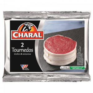 Tournedos filet de boeuf, CHARAL, France, 2 pièces 280 g