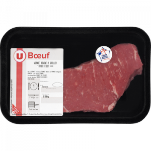 Viande bovine - Faux filet Genisse, U, France, 1 pièce 180 g