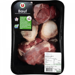 Viande bovine - Pot au feu Genisse, sans os, U, Nouvelle agriculture, France 1,2 kg
