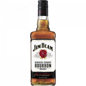 Whisky Bourbon white JIM BEAM, 40°, bouteille de 70cl