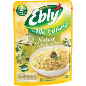 Blé Express 2mn nature à l'huile d'olive EBLY, 220g