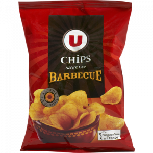 Chips arome (ketchup moutarde barbecue) U, 6x30g