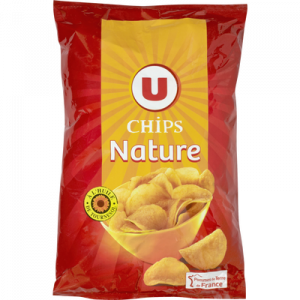 Chips nature U, 1 sachet 150g