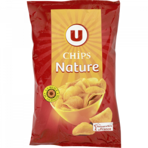 Chips nature U, 1 sachet de 300g