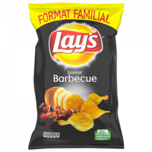 Chips saveur barbecue LAY'S, sachet de 240g