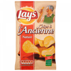 Chips à l'ancienne nature LAY'S, sachet de 150g