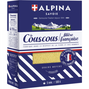 Couscous nature filière française ALPINA SAVOIE, 500g
