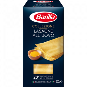 Lasagnes à garnir aux oeufs La Collezione BARILLA, 500g