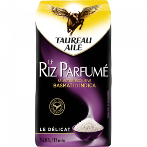 Le riz parfumé le délicat 11 minutes TAUREAU AILE, paquet 500g