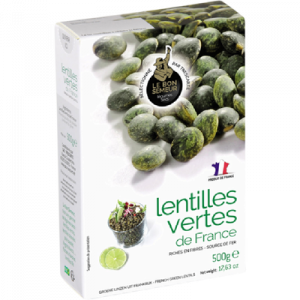 Lentilles vertes de France LE BON SEMEUR, 500g