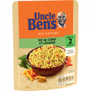 Uncle Ben's - Riz curry & légumes micro-ondes (250g)
