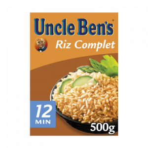 Riz complet cuisson 10min UNCLE BEN'S, 500g