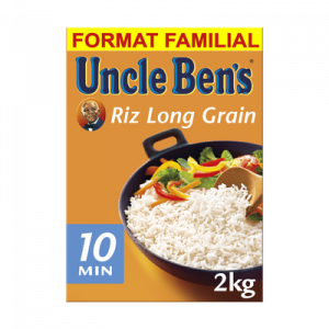 Riz long grain cuisson 10min UNCLE BEN'S, 2kg
